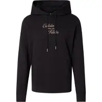 Calvin Klein Jeans Sudadera capuchino / negro / blanco