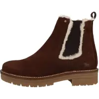 Mustang Botas Chelsea 'Verona' marrón / negro / blanco