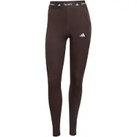 Adidas Pantalón deportivo 'Stash' marrón oscuro / blanco