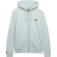 Superdry Sudadera con cremallera 'Essential' navy / azul pastel