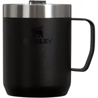 Stanley The Legendary Everyday Camp Mug 2.0 8oz, Black 10-13103-0068 taza térmica con tapa, 230 ml
