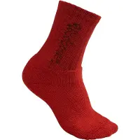 Woolpower - Kids Socks 400 Logo - Calcetines multifuncionales size 28-31, rojo