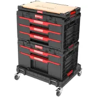 Qbrick SYSTEM ONE: Juego de taller con 4 cajones - Modelo N2435