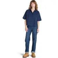 Timberland Straight Denim Pants Medium Blue Talla: W29L32 | Vaqueros Rectos Outlet | Mujer | Azul