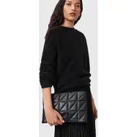 AllSaints Bettina Quilt Clutch Black Talla: OS | Bolsos Clutch Outlet | Mujer | Negro