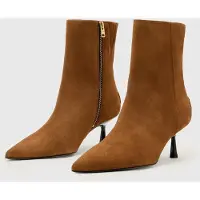 AllSaints Vivian Suede Boot Sepia Brown Talla: 38 | Botas Outlet | Mujer | Marrón