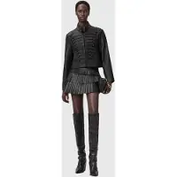 AllSaints Nara Pleat Skirt Black Talla: 2 | Mini Faldas Outlet | Mujer | Negro