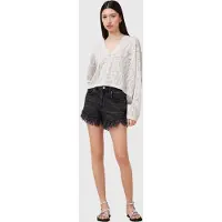 AllSaints Kaito V Neck Chalk White Talla: XS | Manga Larga Outlet | Mujer | Blanco