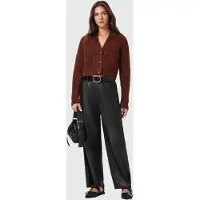 AllSaints Rubi Wick Cardigan Chestnut Brown Talla: L | Cárdigan Outlet | Mujer | Marrón