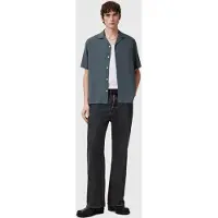 AllSaints Venice Ss Shirt Rain Grey Talla: XL | Camisas Casuales Outlet | Hombre | Gris
