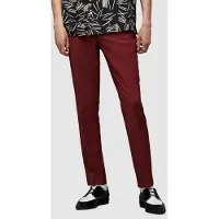 AllSaints Raides Trouser Dulled Red Talla: 36 | Pantalones Sastre Outlet | Hombre | Rojo