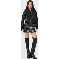 AllSaints Wilder Lea Skirt Black Talla: 4 | Mini Faldas Outlet | Mujer | Negro