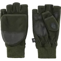 Brandit Guantes con dedos oliva