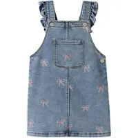 Name it Vestido 'NMFFaith' azul denim / rosa