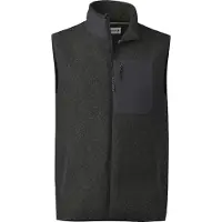 Smartwool - Second Cut Fleece Vest - Jerséis de lana merina size S, negro/gris