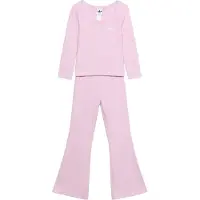 Adidas Originals Conjunto 'LONGSLEEVE LEGGINGS SET WINTERIZED' rosa