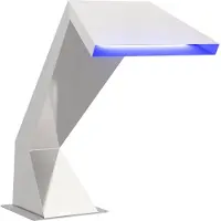 Yiwydaa Cascada para piscina, acero inoxidable, 63,5 x 29 x 51 cm, color plateado