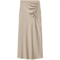AllSaints Alexia Skirt Taupe Grey Talla: 2 | Faldas Maxi Outlet | Mujer | Negro