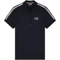 EA7 para mujer. 7W001221_AF12503 Polo Italian Spirit azul (3XL), Casual, Algodón, Manga corta, Marino, outlet 2026.