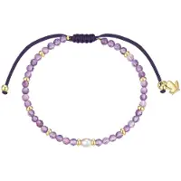 Glanzstücke Pulsera dorado / lila claro