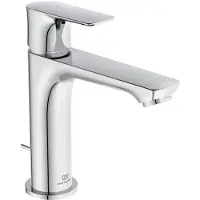 Ideal standard Grifo para lavabo Connect Air BlueStart Slim Grande, alcance de 125 mm, modelo A7013AA, acabado cromado