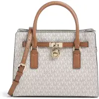 Michael Kors Bolso de mano ecru / beige moteado / cognac