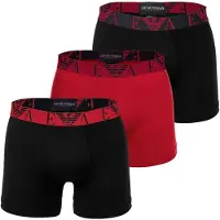 Emporio Armani Calzoncillo boxer rojo / negro