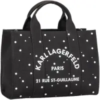 Karl Lagerfeld Shopper 'Rue St-Guillaume' negro / blanco