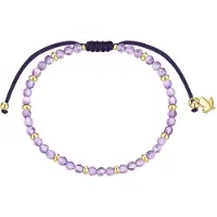 Glanzstücke Pulsera dorado / lila claro
