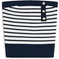 Tommy Hilfiger Top de punto azul oscuro / blanco