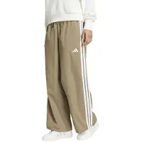 Adidas adidasPantalón técnico de pata ancha con cordones elásticos Iconic XL Khaki Six Mujer
