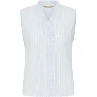 Culture Blusa 'CUJilana' azul ahumado / blanco