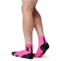 X-socks - Run Discover Ankle - Calcetines de running size 42-44, fucsia