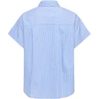 ONLY Blusa 'ONLKeri' azul claro / gris / blanco