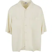 Urban Classics Oversized Resort Shirt Whitesand Talla: M | Camisas Casuales Outlet | Hombre | Blanco