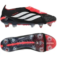 Adidas adidasBota de fútbol con lengüeta plegable PREDATOR ELITE césped natural húmedo 46 Core Black / Cloud White / Lucid Red Unisex
