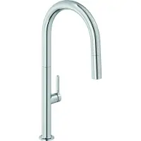 Kludi AUREA, grifo monomando para lavavajillas, con rociador extraíble, cromo, 1 unidad.