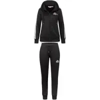 Lonsdale Ropa para correr negro / blanco