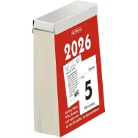 Herlitz 300014229 Abreißkalender Gr.5 81x106 mm 2026