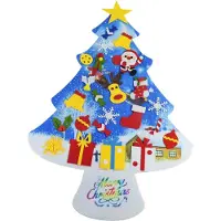 APT AG712B Árbol de Navidad de fieltro, 100 cm