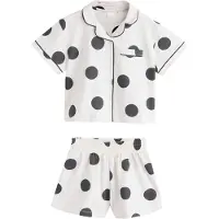 Next Pijama negro / blanco