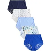 Next Panti navy / azul real / azul claro / verde pastel / blanco