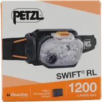 Petzl - Linternas frontales - Swift RL Black/Orange - Naranja