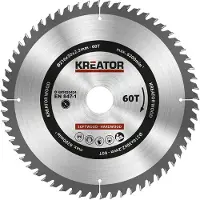 Kreator Hoja de sierra circular , 216 x 30 x 2.2 mm, 60 dientes, para madera. Talla única