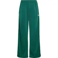 Adidas Pantalón 'Firebird' esmeralda / blanco