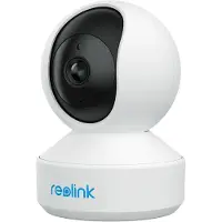 Reolink Serie E E320: cámara de seguridad para interiores de 3 MP, panorámica e inclinable, detección de personas/mascotas, fácil configuración, Wi-Fi de 2,4 GHz.