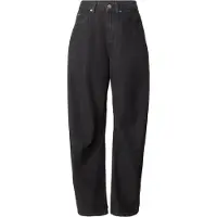 Adidas Originals adidasPANTALÓN HIGH RISE BARREL LEG DENIM 28-32 True Black Denim Mujer