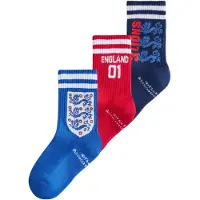 Next Calcetines azul / azul oscuro / rojo / blanco