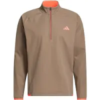 Adidas adidasSudadera CORTAVIENTOS E HIDRÓFUGA CON CREMALLERA HASTA EL PECHO ULTIMATE365 XL Khaki Six / Solar Turbo Hombre