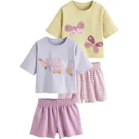 Next Pijama amarillo claro / kiwi / lavanda / altrosa